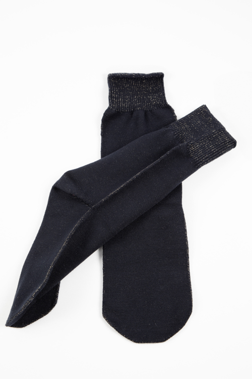 Damen-Socken dunkelblau – hautfreundliche Silbertextilien, atmungsaktiv, elastisch und schnell juckreizlindernd.
