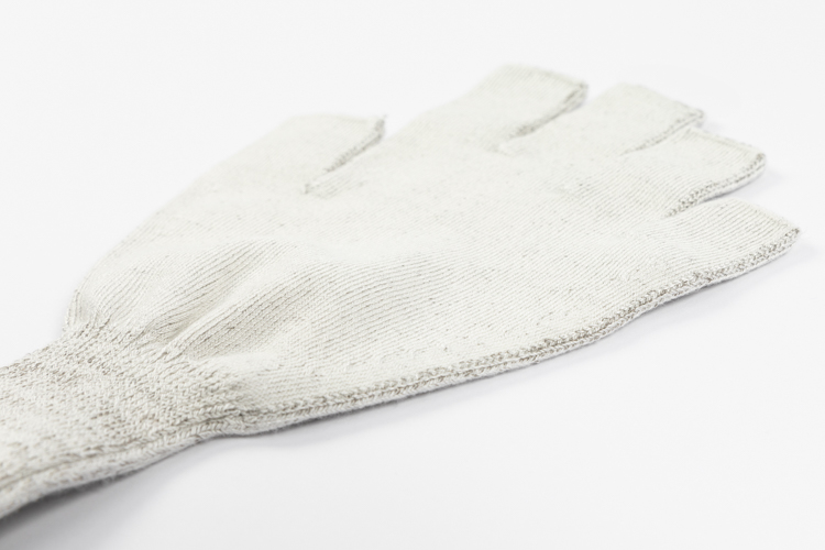 Damen-Fingerhandschuhe ohne Kuppen – medizinische Silbertextilien, hautfreundlich, atmungsaktiv und juckreizlindernd, elastische Passform.